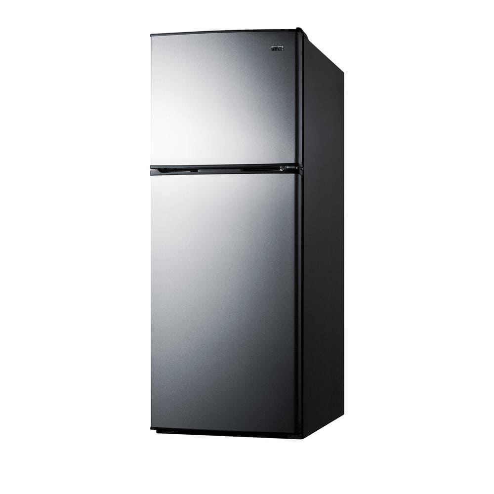 Summit 22" Stainless Steel Top Mount Refrigerator-Freezer