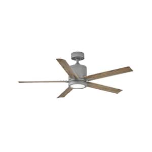 Hinkley Vail 52" Integrated LED 6-Speed Indoor/Outdoor Ceiling Fan, Graphite