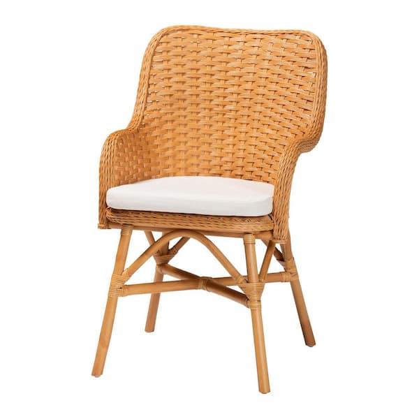 bali & pari Celsie Light Honey Rattan Dining Chair
