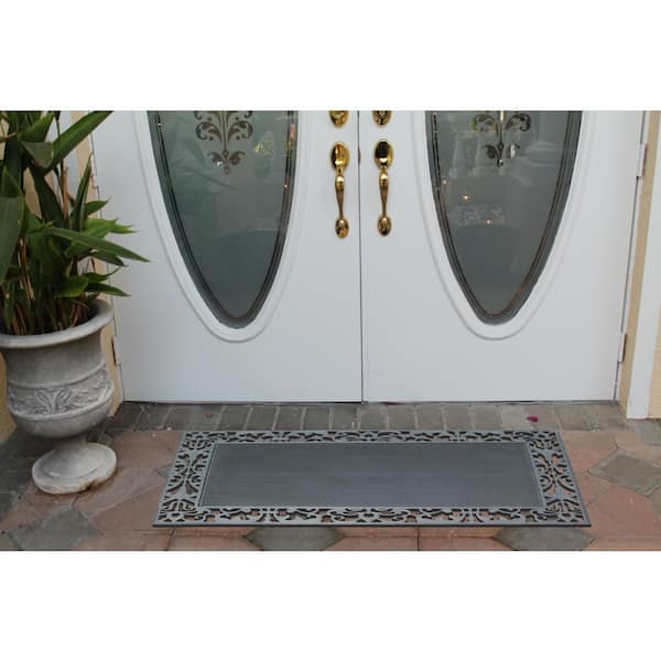 A1 Home Collections A1HC Border Black/Beige 24 in x 48 in Rubber & Coir  Non-Slip Backing Thin Profile Outdoor Durable Doormat A1HOME200182 - The  Home Depot