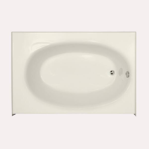 Hydro Systems Kona 5 ft. Right Drain Bathtub in Biscuit