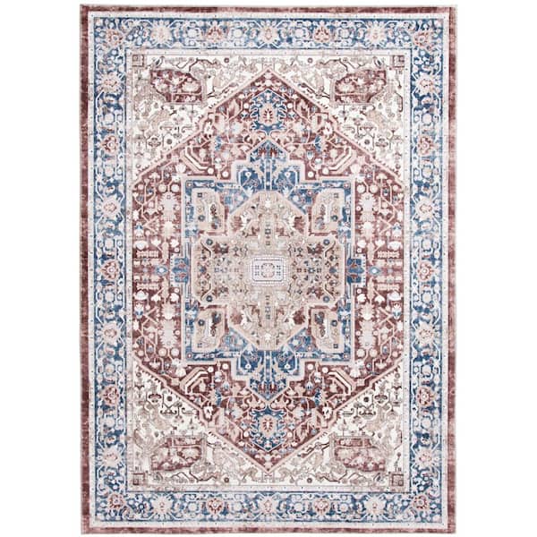 Home Decorators Collection Silk Road Red 2 ft. x 7 ft. Medallion Runner Rug  30902 - The Home Depot