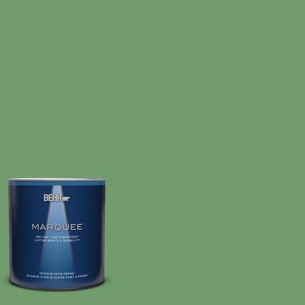 Reviews for BEHR MARQUEE 1 qt. 450D6 Shire Green Satin Enamel