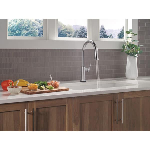 Delta Cordova Touch2O Touchless Arctic Stainless 17.63 in. H Pull