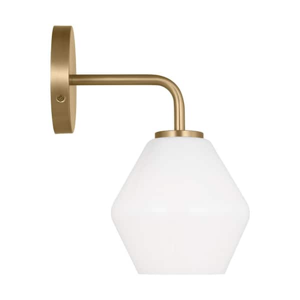 Generation Lighting Jett 6 in. 1-Light Satin Brass Generation Lighting Jett 6 in. 1-Light Satin Brass