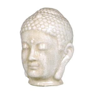 Buddha Head, Crackle White