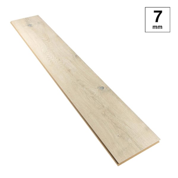 TrafficMaster Camden Lake Oak 7 mm T x 8 in. W Laminate Wood Flooring (23.9 sqft/case)