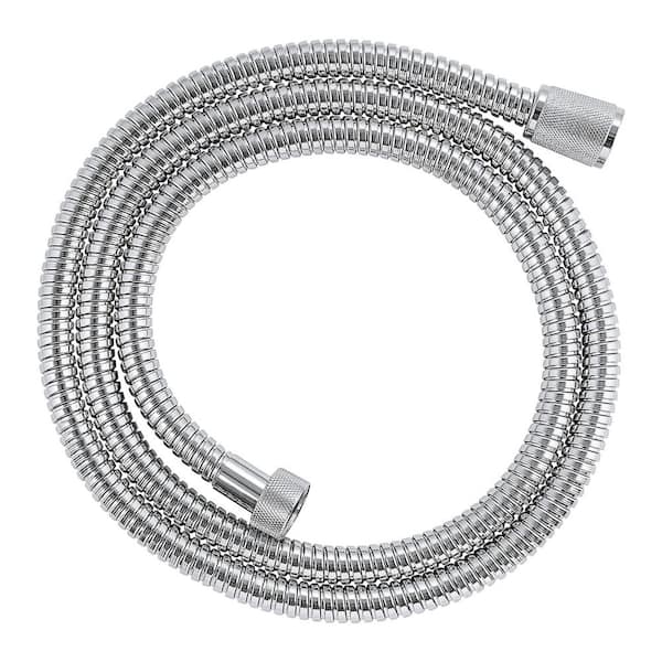Relexaflex 59 in. Metal Long-Life Shower Hose in Starlight Chrome