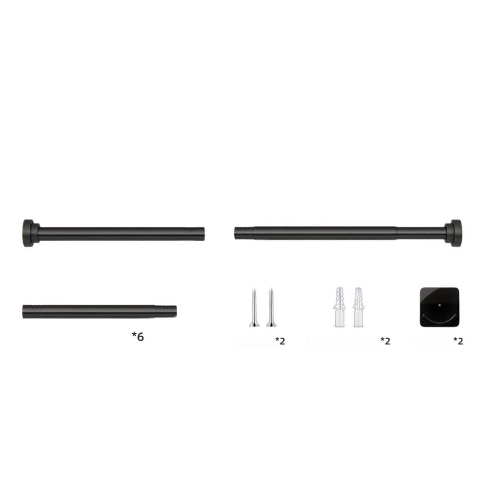 31 in. to 120 in. Stainless Steel Rustproof No Drilling Heavy Duty Adjustable Long Spring Tension Shower Curtain Rod price history on PriceWatchPro