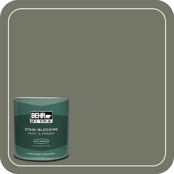 BEHR ULTRA 1 qt. Home Decorators Collection #HDC-AC-20 Halls of Ivy Extra Durable Semi-Gloss Enamel Interior Paint & Primer