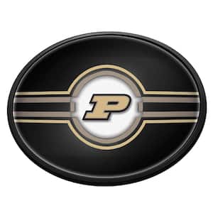 Purdue Boilermakers: Oval Slimline Lighted Wall Sign 18 in. L x 14 in. W x 2.5 in. D