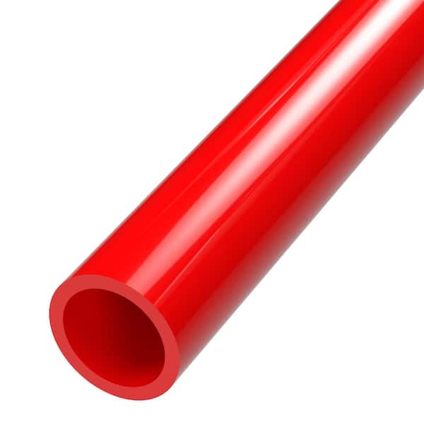 3/4 in. x 5 ft. Red Furniture Grade Schedule 40 PVC Pipe (2-Pack)