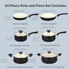 Our Table™ Forged Aluminum Ceramic Nonstick Cookware Set, 10 Piece - Harris  Teeter