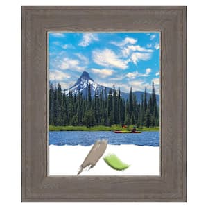 Alta Brown Grey Picture Frame Opening Size 11 x 14 in.