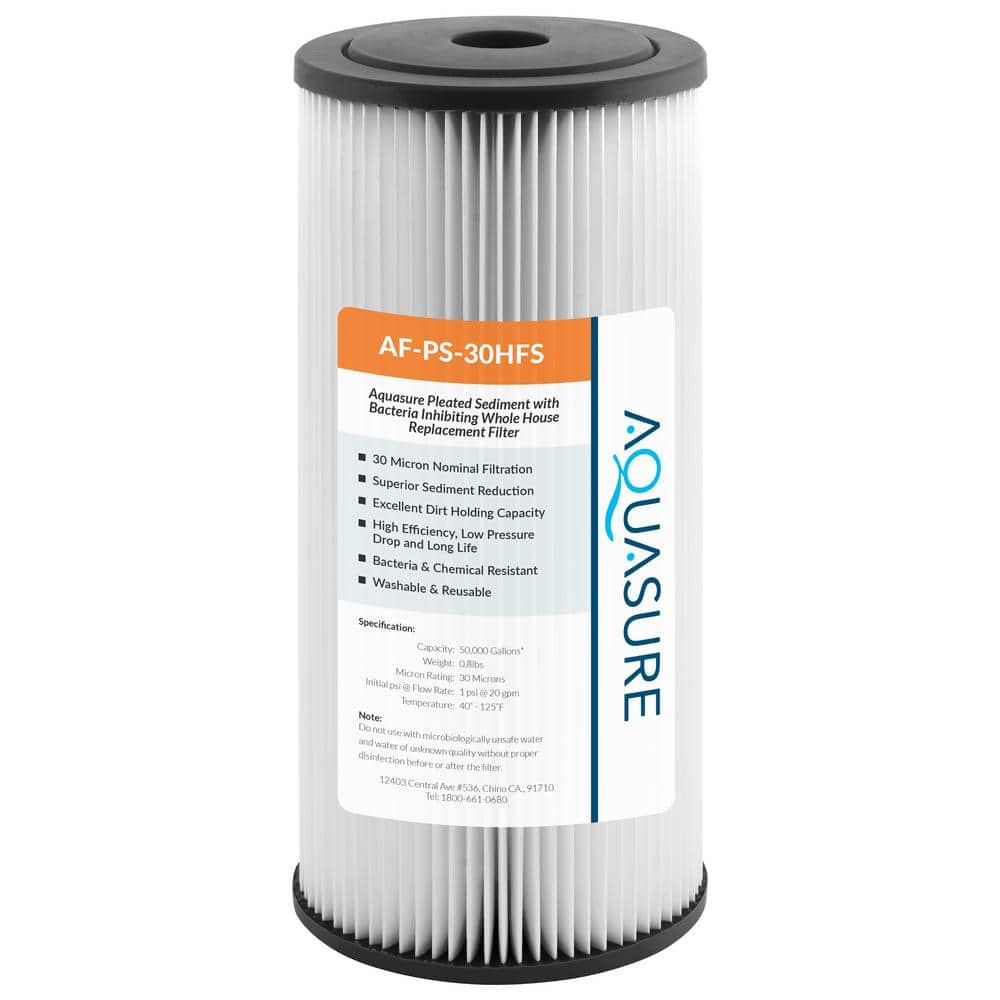 FortitudeV2 Pleated Sediment Whole House Water Filter Cartridge