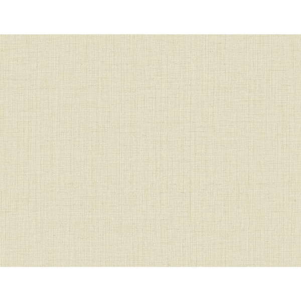 Kenneth James Oriel Beige Fine Linen Vinyl Strippable Wallpaper (Covers 60.8 sq. ft.)