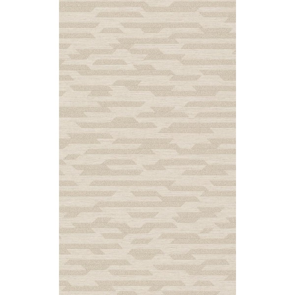 Walls Republic Beige Abstract Geometric Motif Printed Non-Woven Non-Pasted Textured Wallpaper 57 sq. ft.