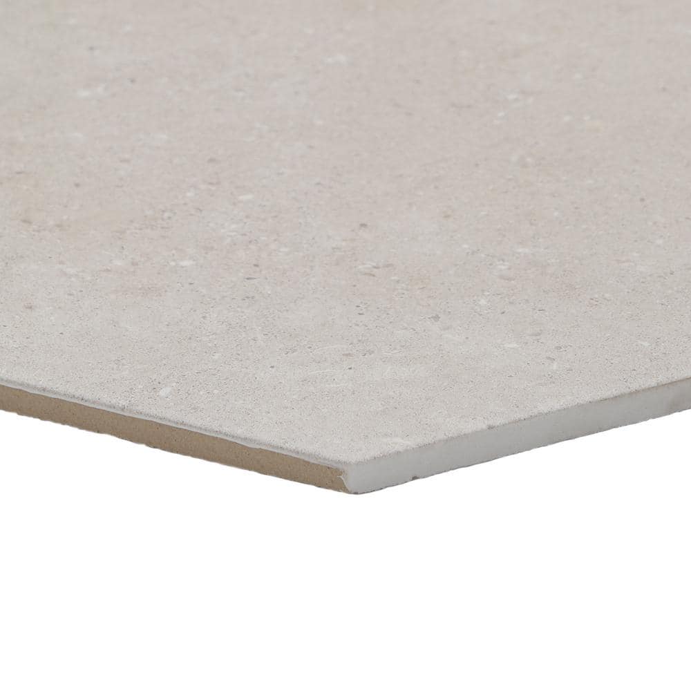 Taupe Matte Hexagonal Porcelain Floor and Wall Tile