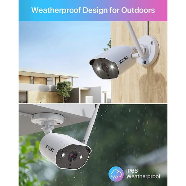 ZOSI ZG3023A 3MP Add-on Wireless Home Security Camera, Only Work