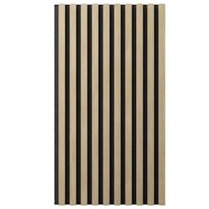AcousticPro 1 in. x 1 ft. x 8 ft. Noise Cancelling Traditional MDF Sound Absorbing Panel in Antique White (2-Pack)