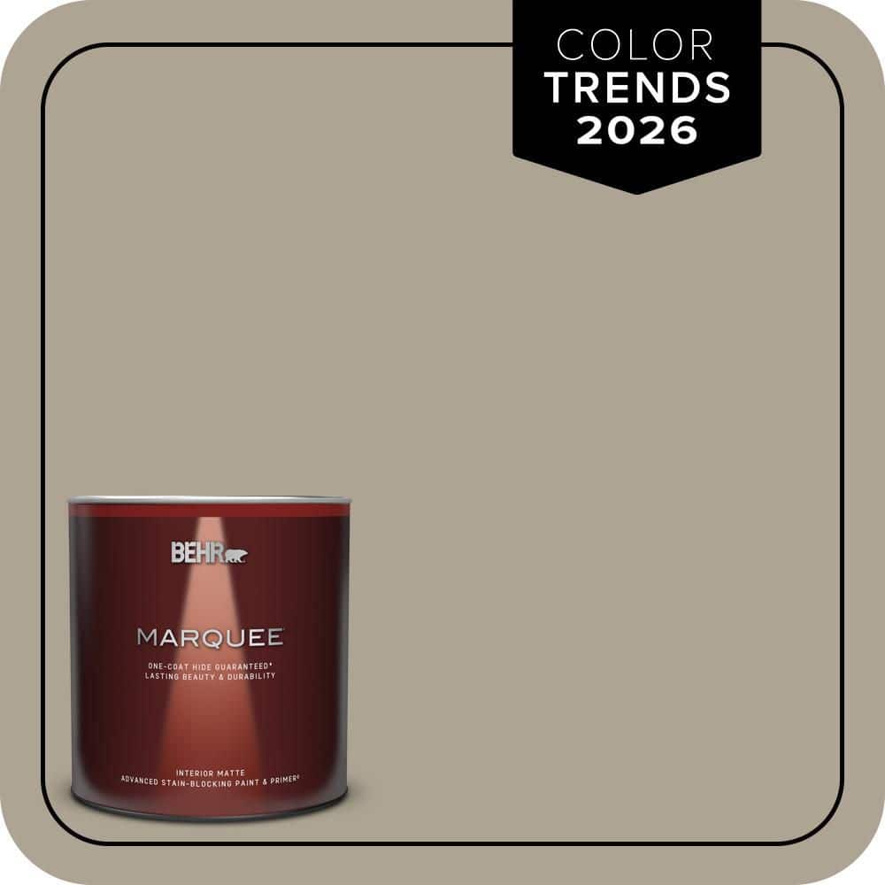 1 qt. Home Decorators Collection #HDC-NT-14 Smoked Tan One-Coat Hide Matte Interior Paint & Primer price history on PriceWatchPro