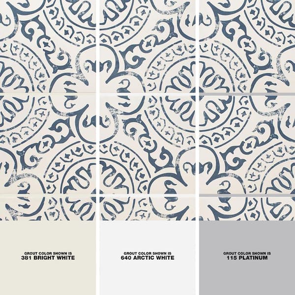MSI Indigo Matte Indigo Porcelain Encaustic Tile Square 8 in. x 8