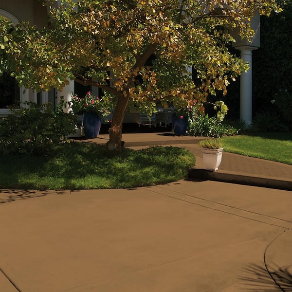 1 gal. #DCS-808 Desert Sunset Semi-Transparent Flat Interior/Exterior Decorative Concrete Stain