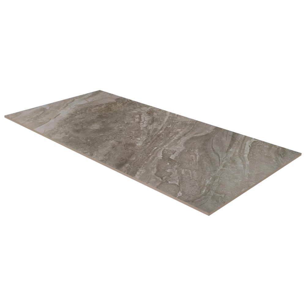 Pearl Gray Large Format Matte Porcelain Tile 24x48