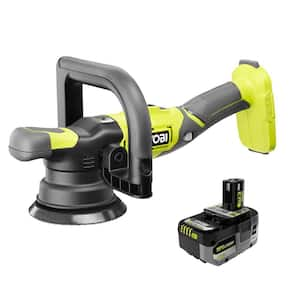 ONE+ 18V Cordless 10 in. Variable Speed Buffer Kit with 4.0 Ah Battery, and Charger with 2.0 Ah Battery