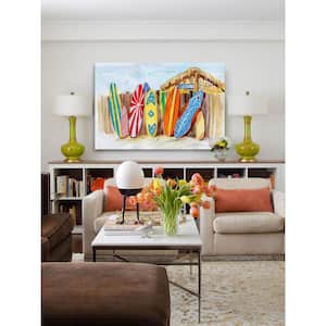 40 in. H x 60 in. W "Surfer's Paradise" by Marmont Hill Printed Canvas Wall Art