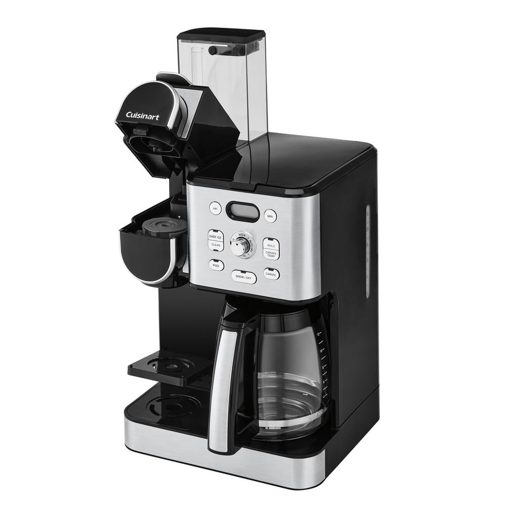 Cuisinart 12-Cup Black and Silver Coffee and Tea Brewer