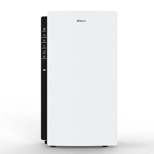 Edendirect 540 Sq. Ft. HEPA - True Personal Air Purifier, Air Scrubber in Whites with Air Quality Monitor, 26 dB Silent Mode