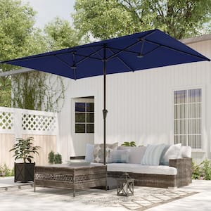 Sonkuki 10 x 6.5 ft. Steel Double-Sided Market Patio