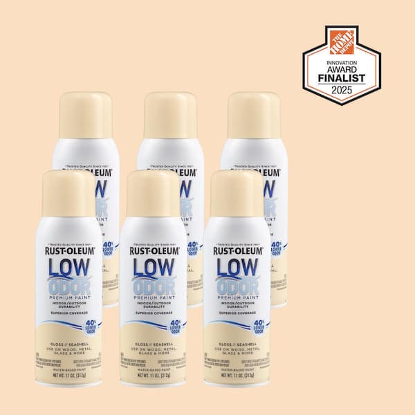 11 oz. Gloss Seashell Low Odor Water-Based Spray (Case of 6)