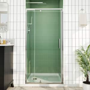 ORGANNICE 32 to 36 in. W x 72 in. H Framed Pivot Shower Door in