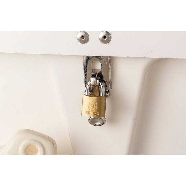 Brinks 1-3/16 in. (30 mm) Solid Brass Keyed Lock 171-30001 - The
