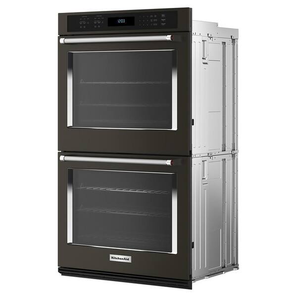 KitchenAid 27” Double Wall Oven (KOED527PBS) - Black Stainless Steel