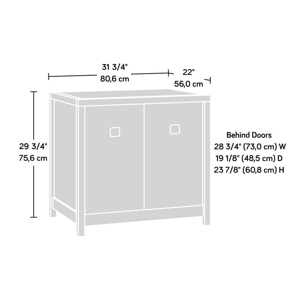 Sindoori Mango Brown Office Cabinet with Adjustable Shelving