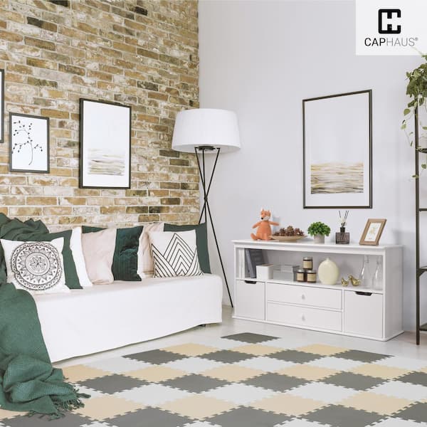 CAPHAUS 12 W x 12 L x T Multicolor Interlocking