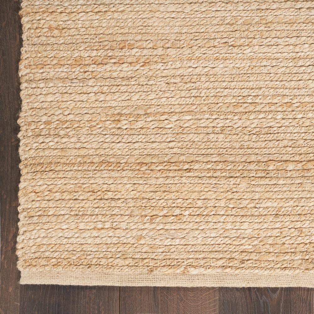 Natural Jute Bleached Rectangular 2 ft x 3 ft Area Rug