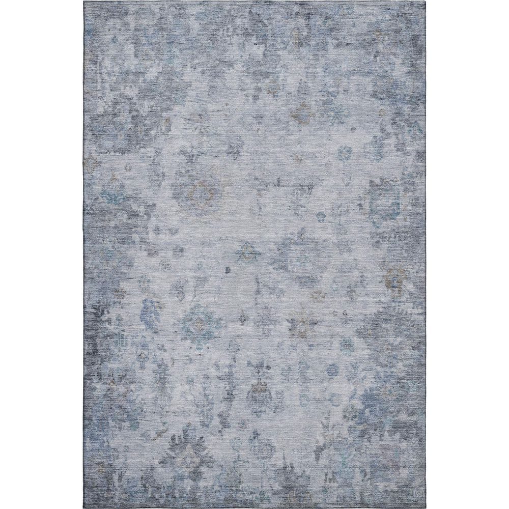 Mayfield Premium Machine Washable Abstract AMF2301 Blue 9 ft. x 12 ft. Area Rug price history on PriceWatchPro