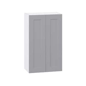 Roseland 24 in. W x 24 in. D x 40 in. H Assembled Shaker Wall Kitchen Cabinet in Slate Gray