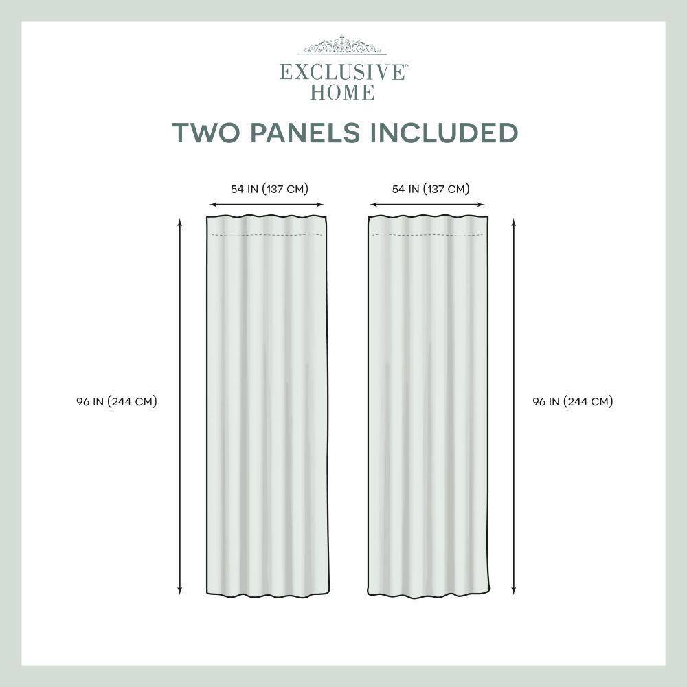 Dove Grey Geometric Print Light-Filtering Linen Drapes, 54" x 96"