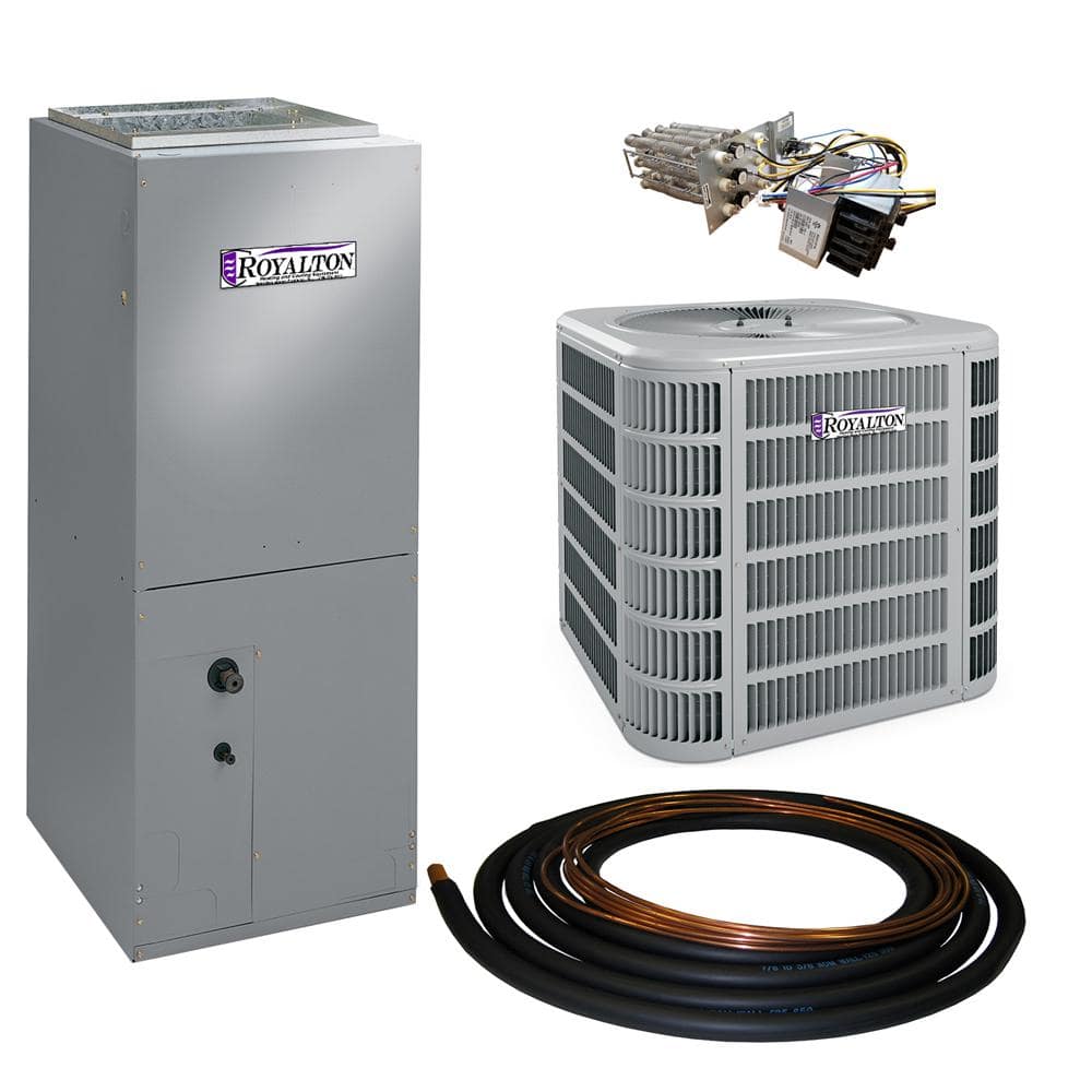 Have a question about ROYALTON 3.5 Ton 14 SEER Residential Split System  Electric Heat Pump System with Heat Kit? - Pg 1 - The Home Depot