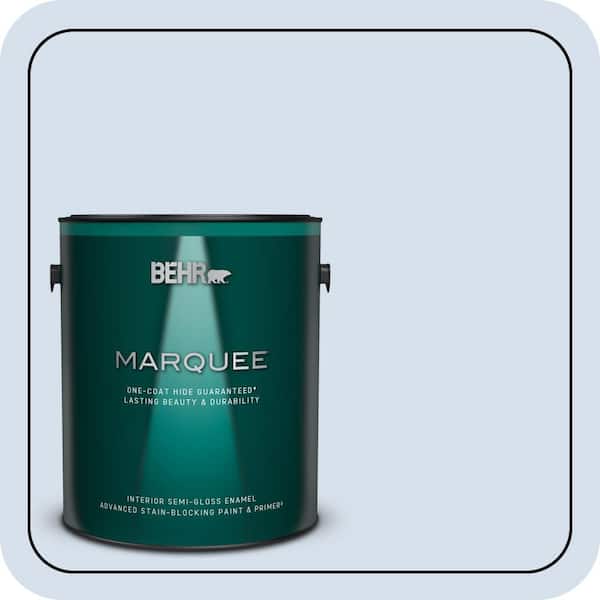 BEHR MARQUEE 1 gal. #610C-1 Northern Star Semi-Gloss Enamel Interior Paint & Primer