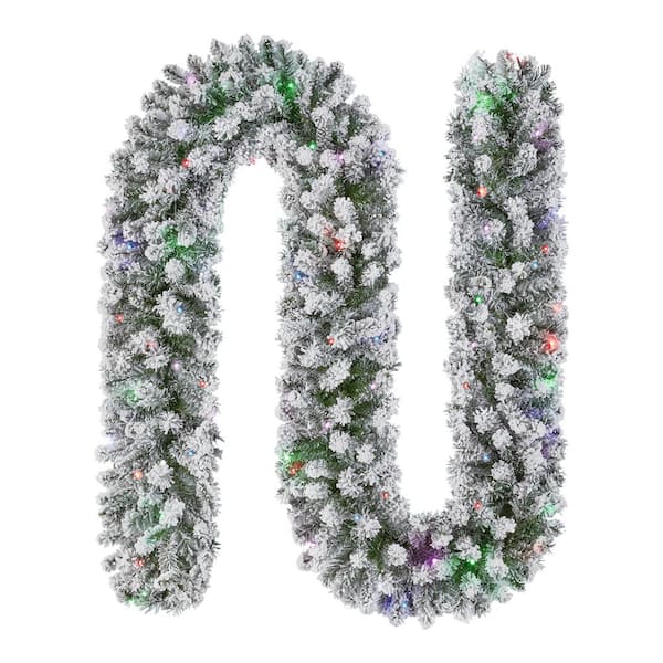 Home Accents Holiday 9 ft. Starry Light Pre-Lit LED Garland