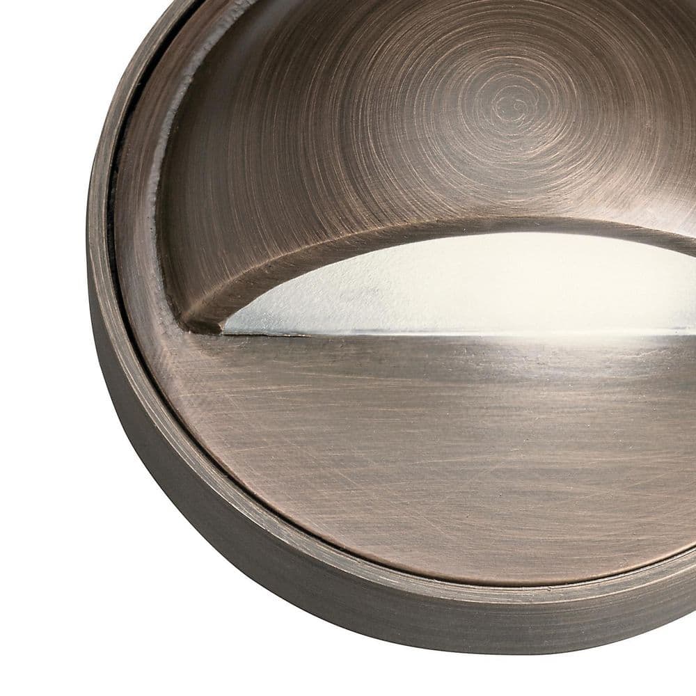 Centennial Brass Low Voltage Deck Light with Antique Finish