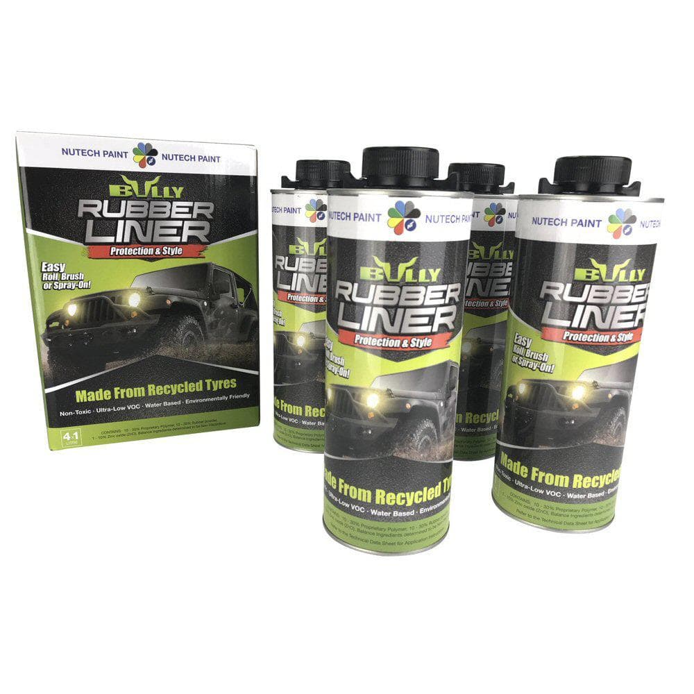 Raptor Black Urethane Spray-On Truck Bed Liner Kit Roller,Tray & Brush, 8  Liters 