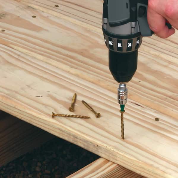 GRK Fasteners - #9 x 3-1/8 in. Star Drive Torx Bugle Head R4 Multi-Purpose Wood Screw (240-Pack)