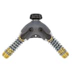 Dual Flex Connect Shut-Off Hose Adaptor